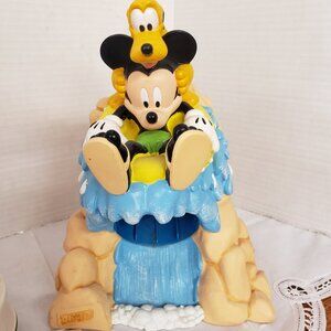 Vintage Dixie Cup holder set Looks like Splash Mountain Disney Mickey Pluto